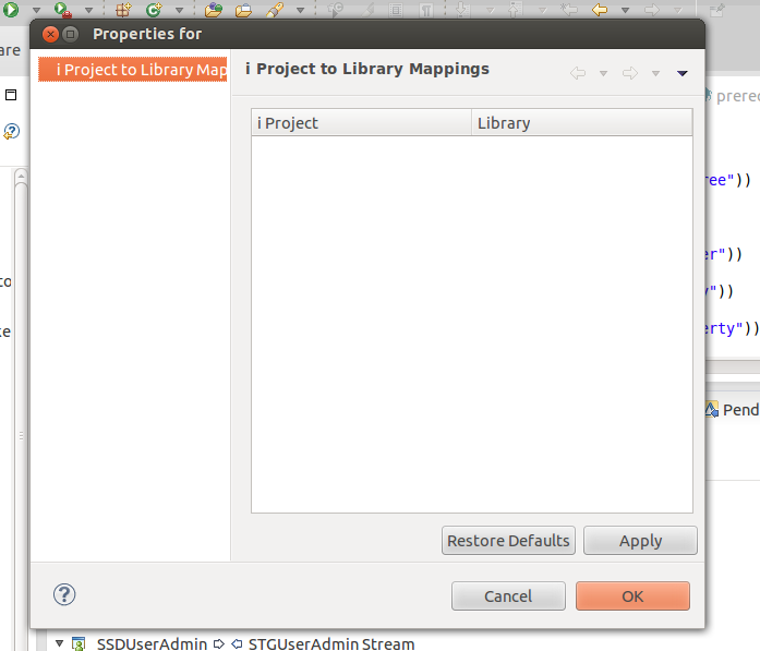 RTC Workspace Properties (not)