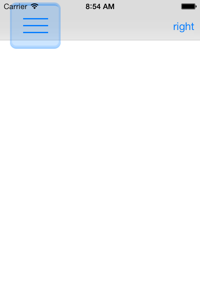 Appcelerator leftNavButton