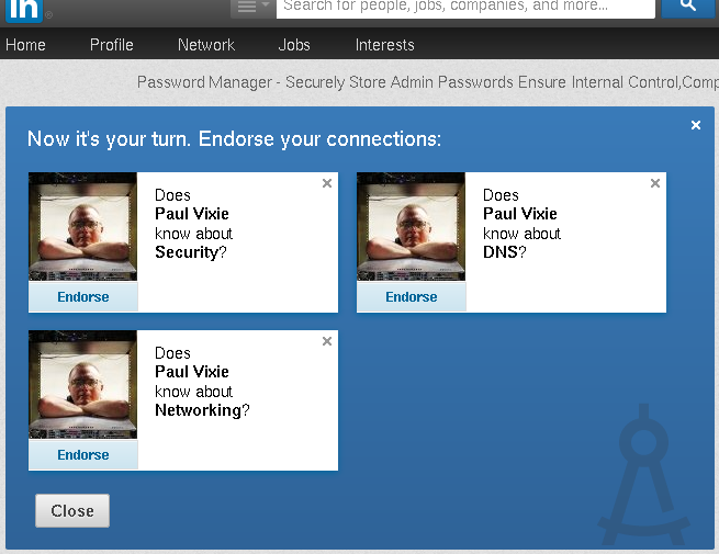 The value of LinkedIn endorsements