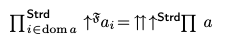A formula with many vertical arrows