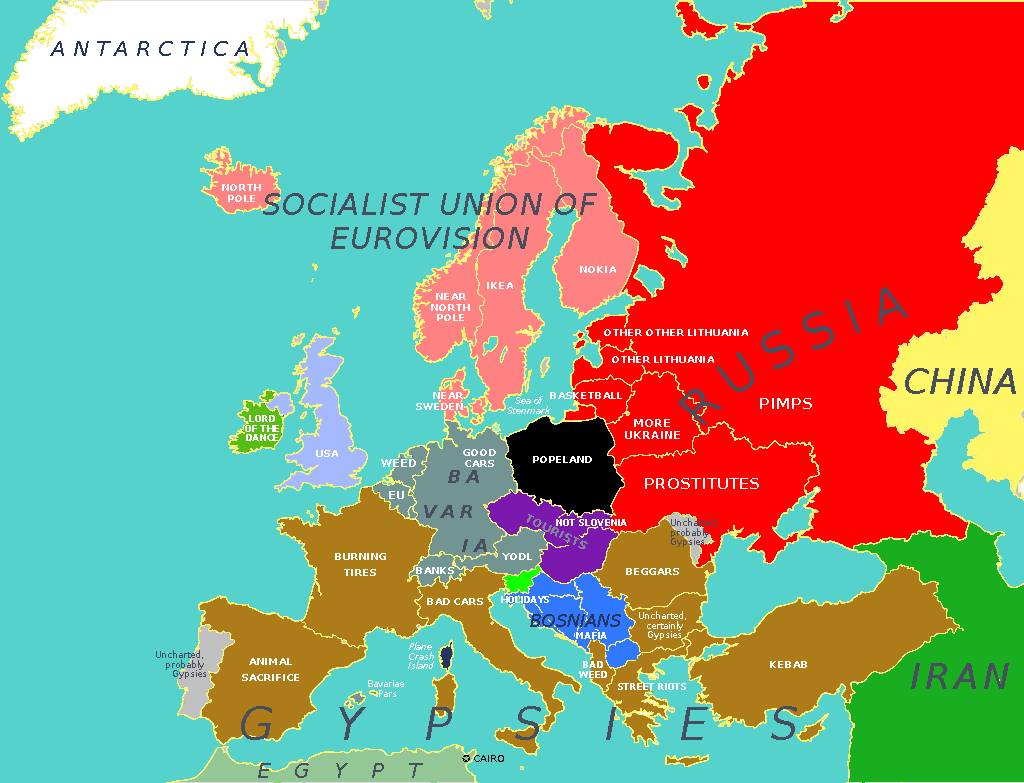 Europe according to Slovenia