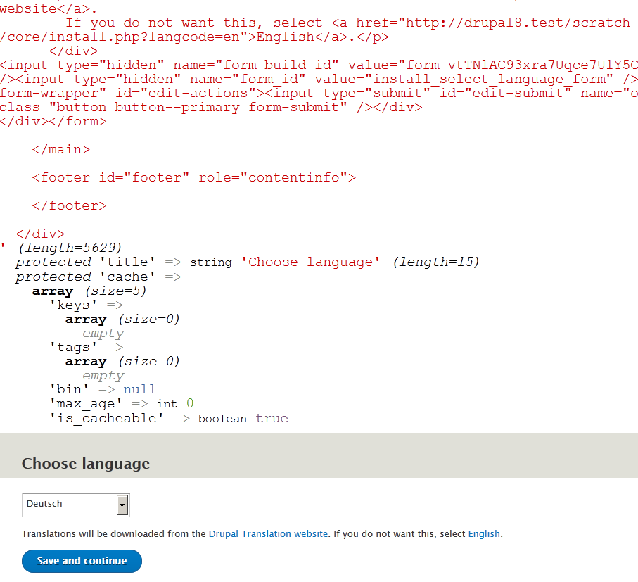 install page render success