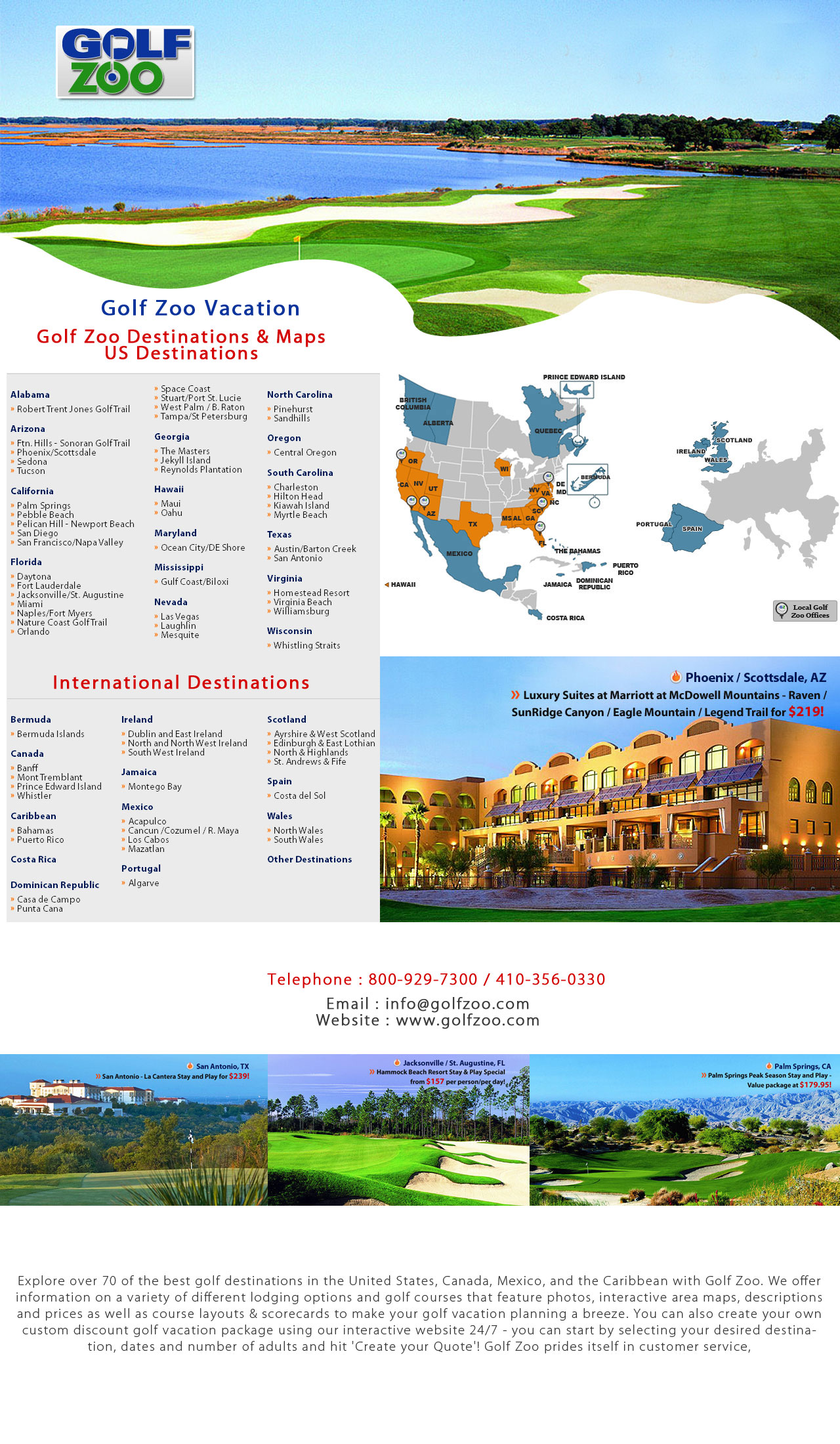 Golf Vacation