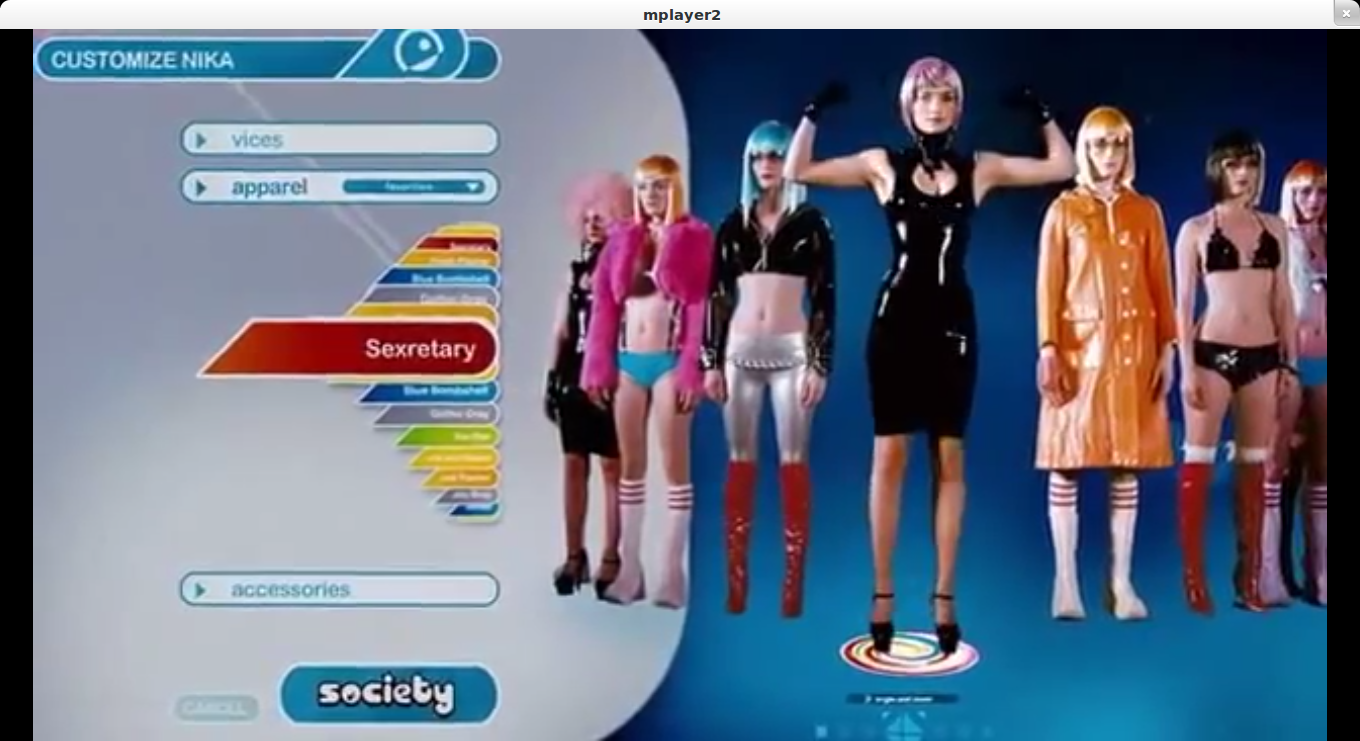 Gamer Avatar Clothes selection