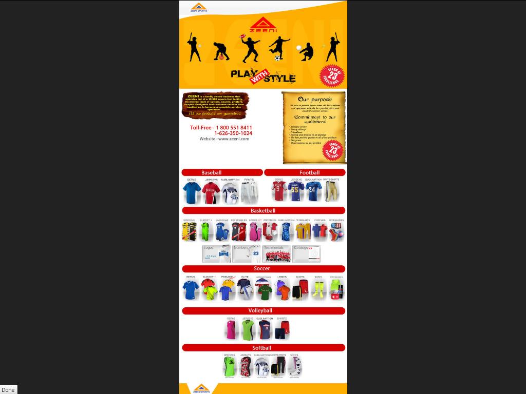 Basketball Uniforms