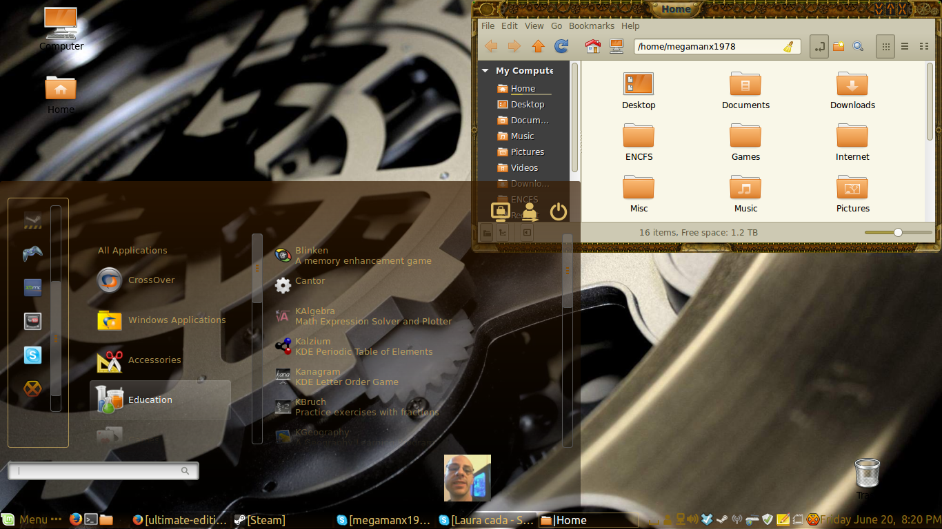 Steampunk LinuxMint
