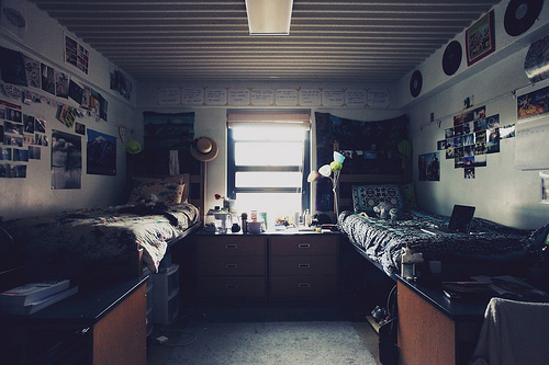 Ella's and Alexandria's dorm
