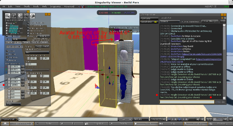 avatar height does not match prim height