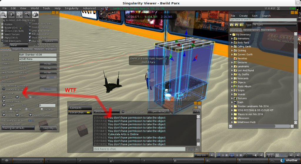 XML import rerez permissions FUBAR save