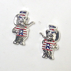 Politician Elephant Earrings