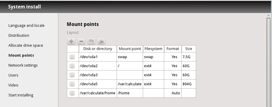 Partition Table Adjustment
