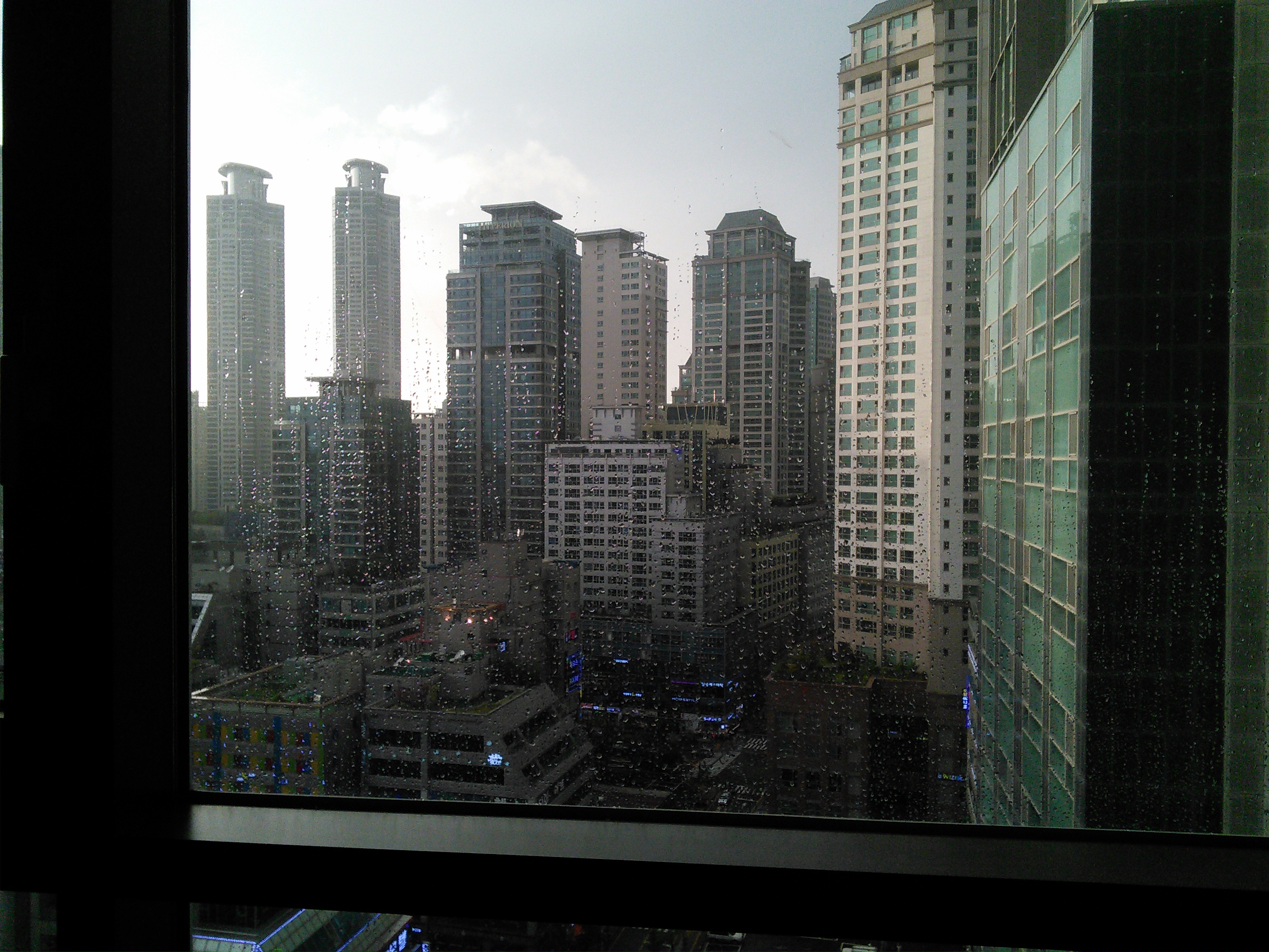 My city after rain.