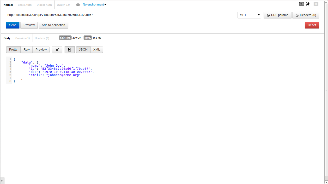 GET User Record