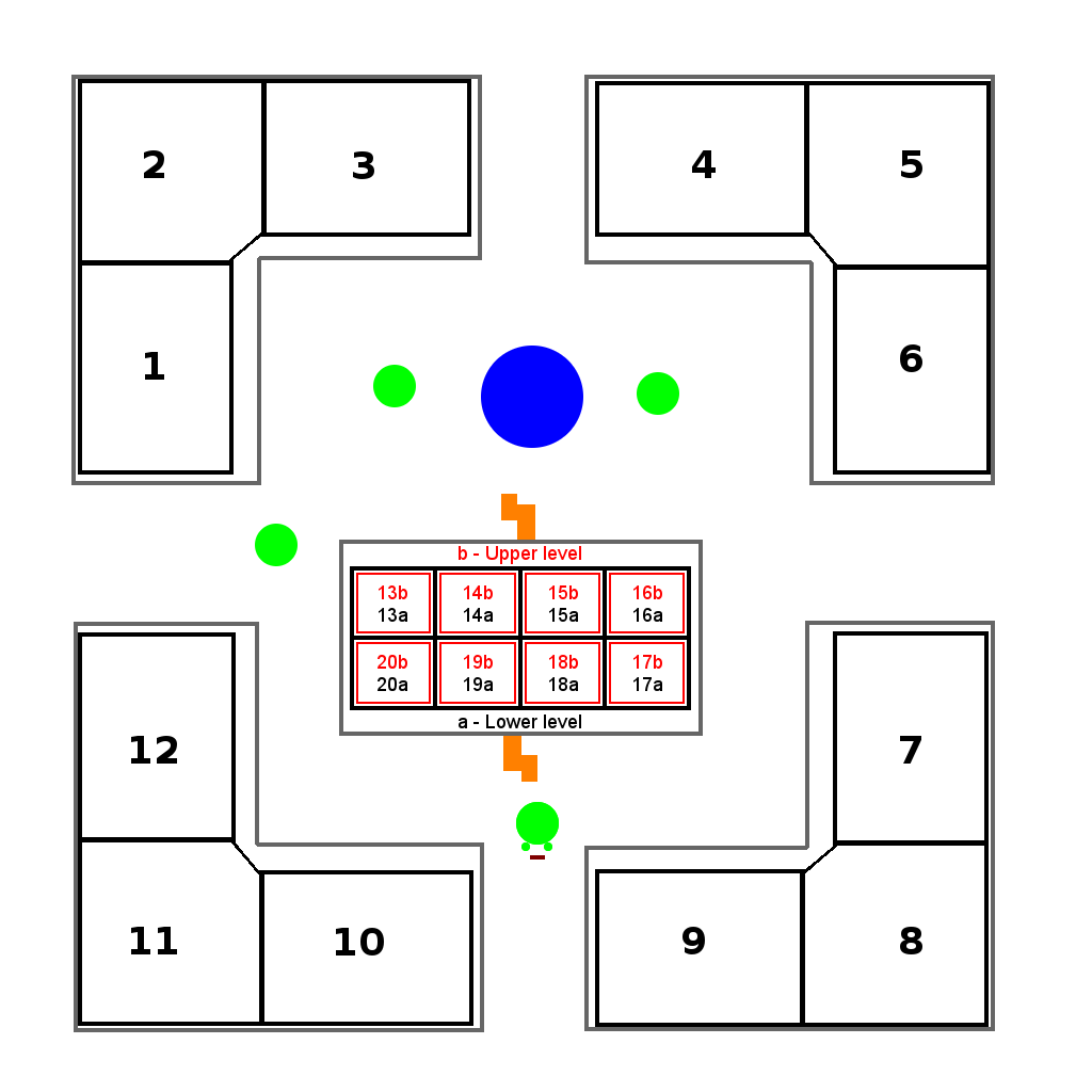 Adventura Mall map - preview with legends
