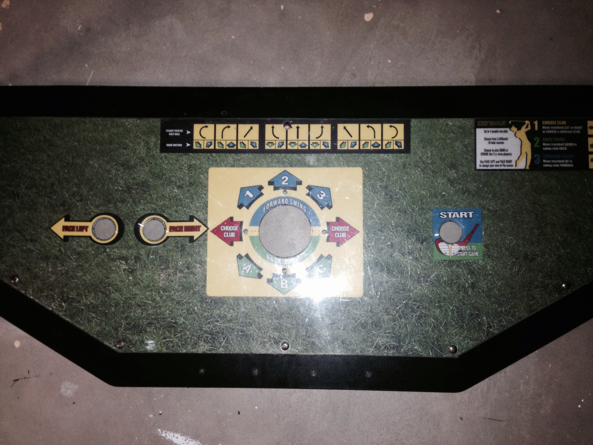 Golden Tee Control Panel