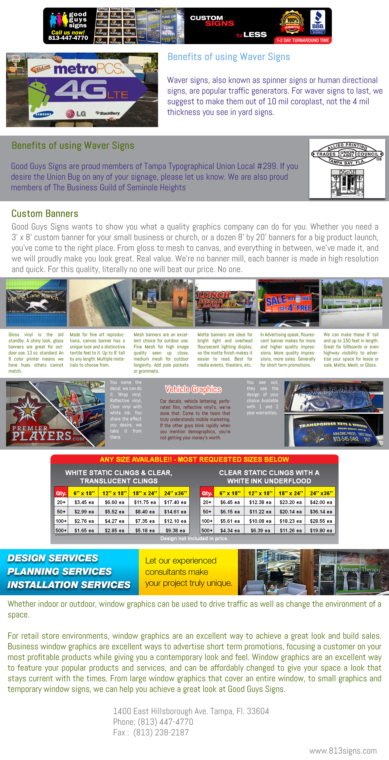 Tampa sign companies
