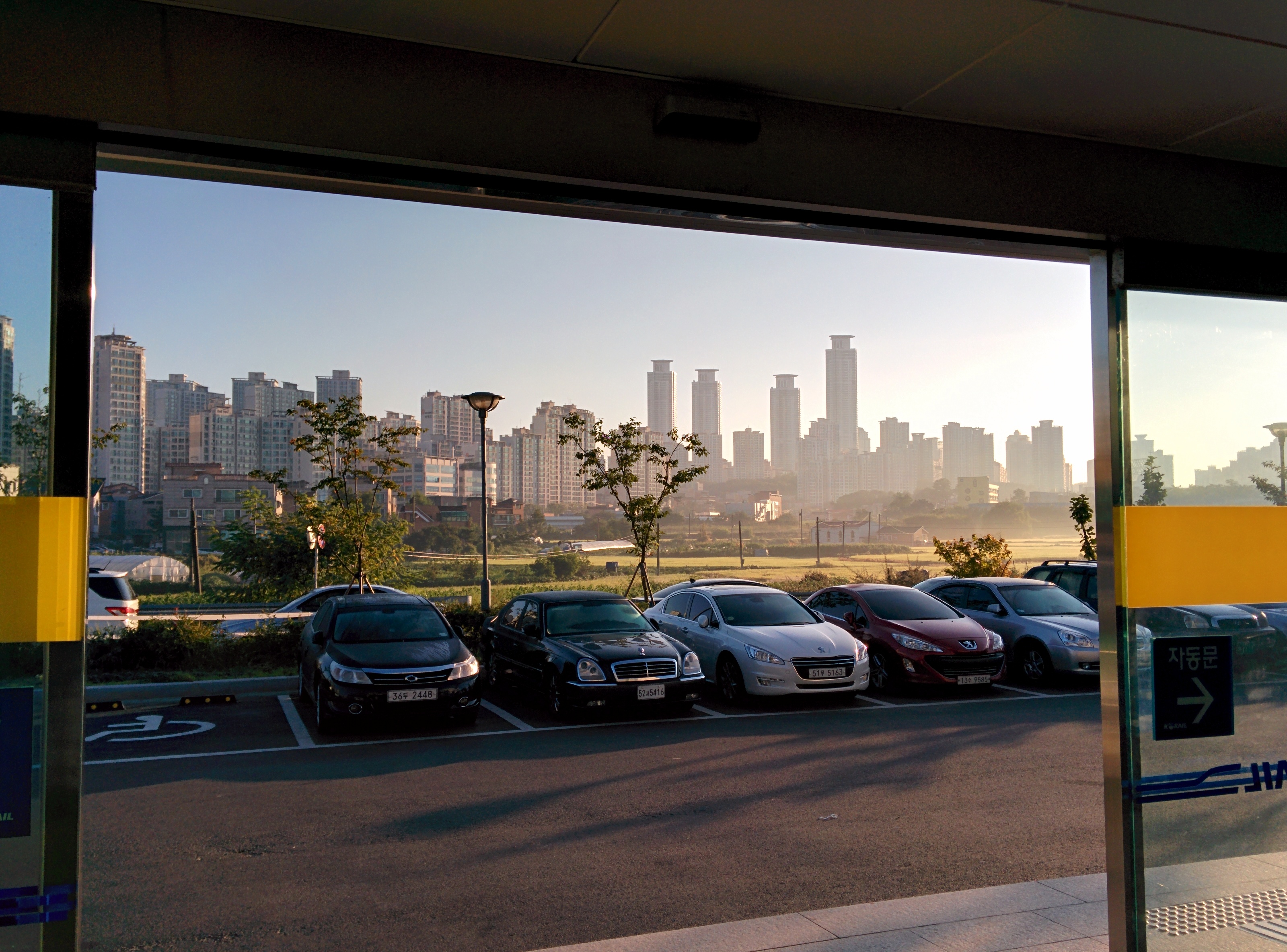 My city in the morning.