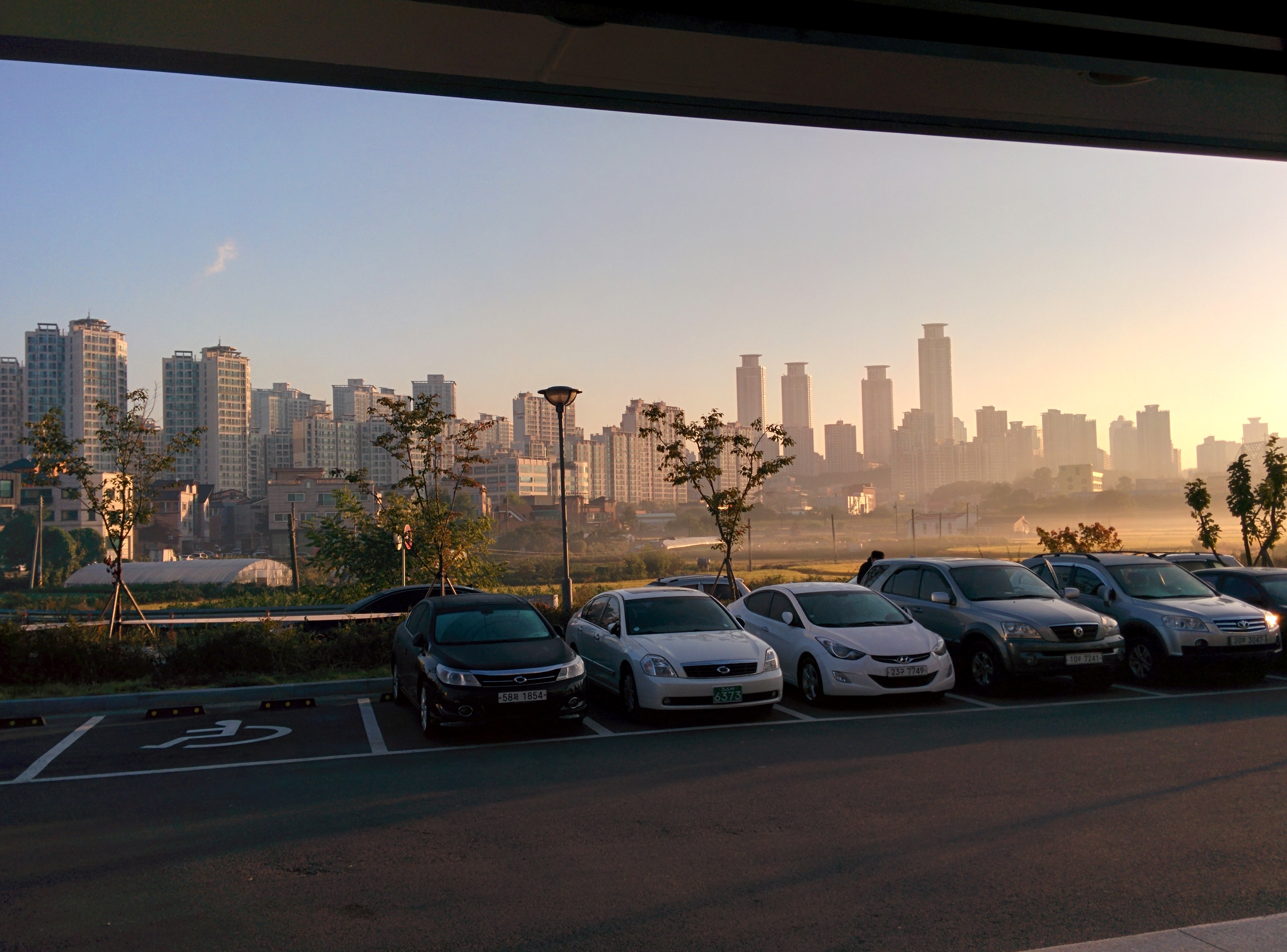 My city in the morning