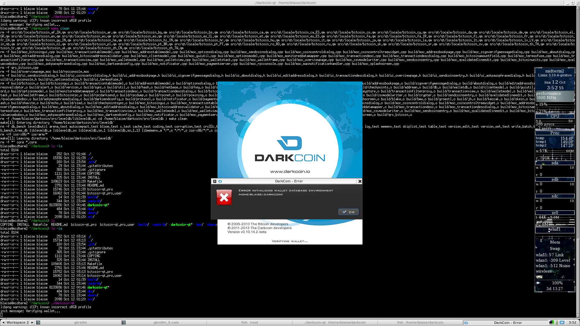 darkcoin-qt error