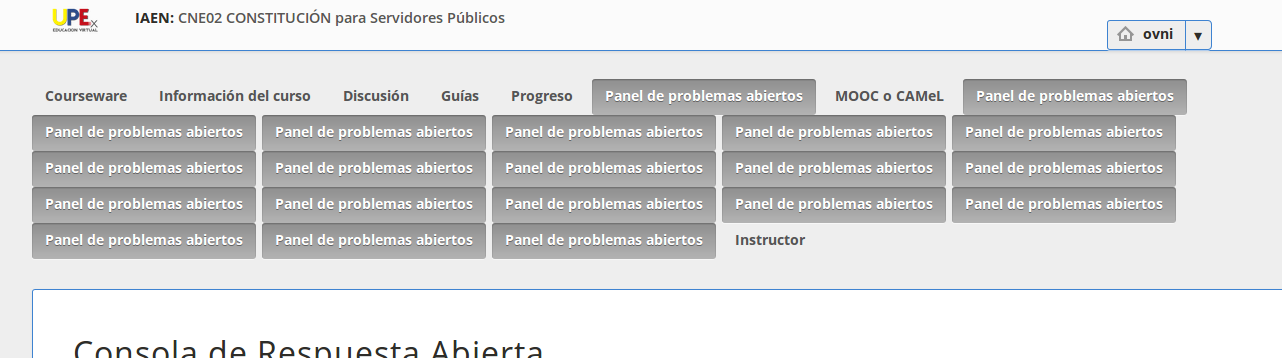 open panel