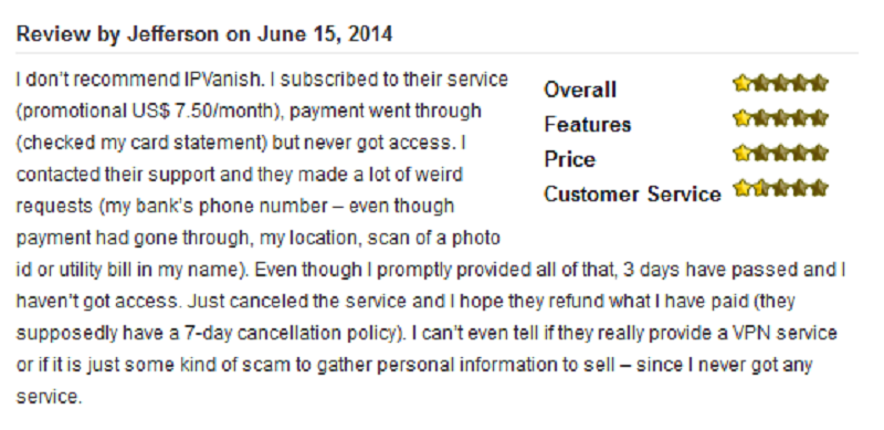Negative Review