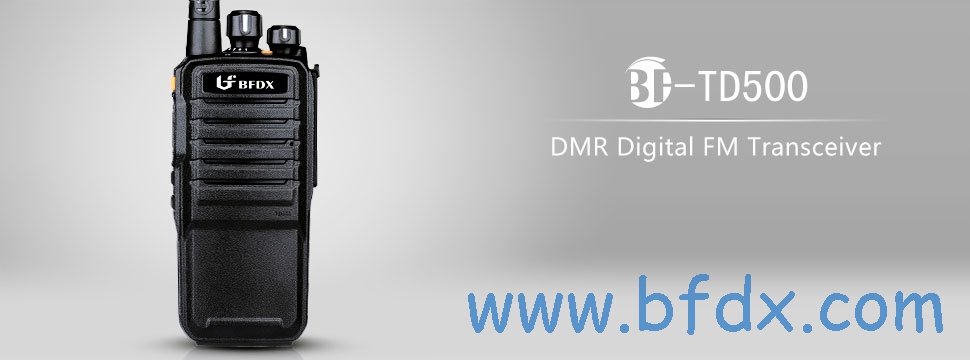DMR BFDX BF-TD500 digital two way radios