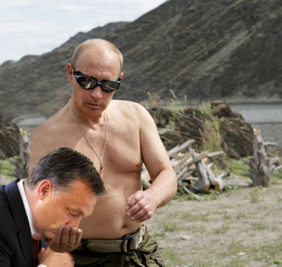 Putyin eteti Orbánt