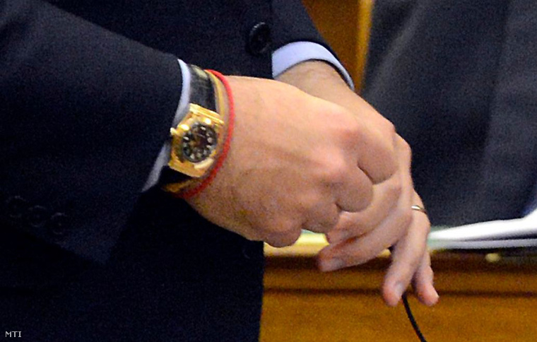 Lázár Jani milliós Rolex órája