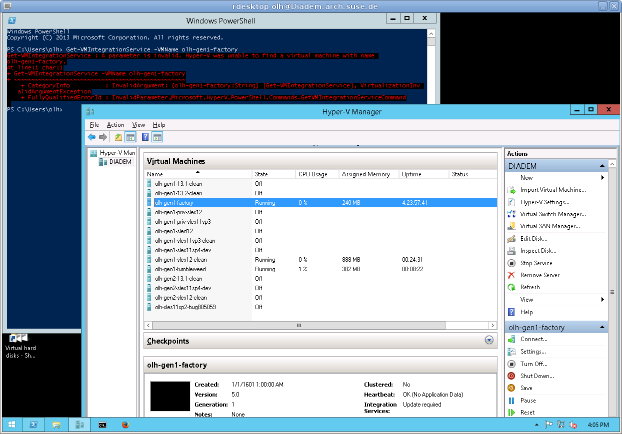 Get-VMIntegrationService