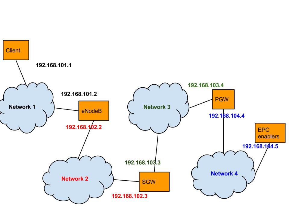 LTE Network after creation in VTN