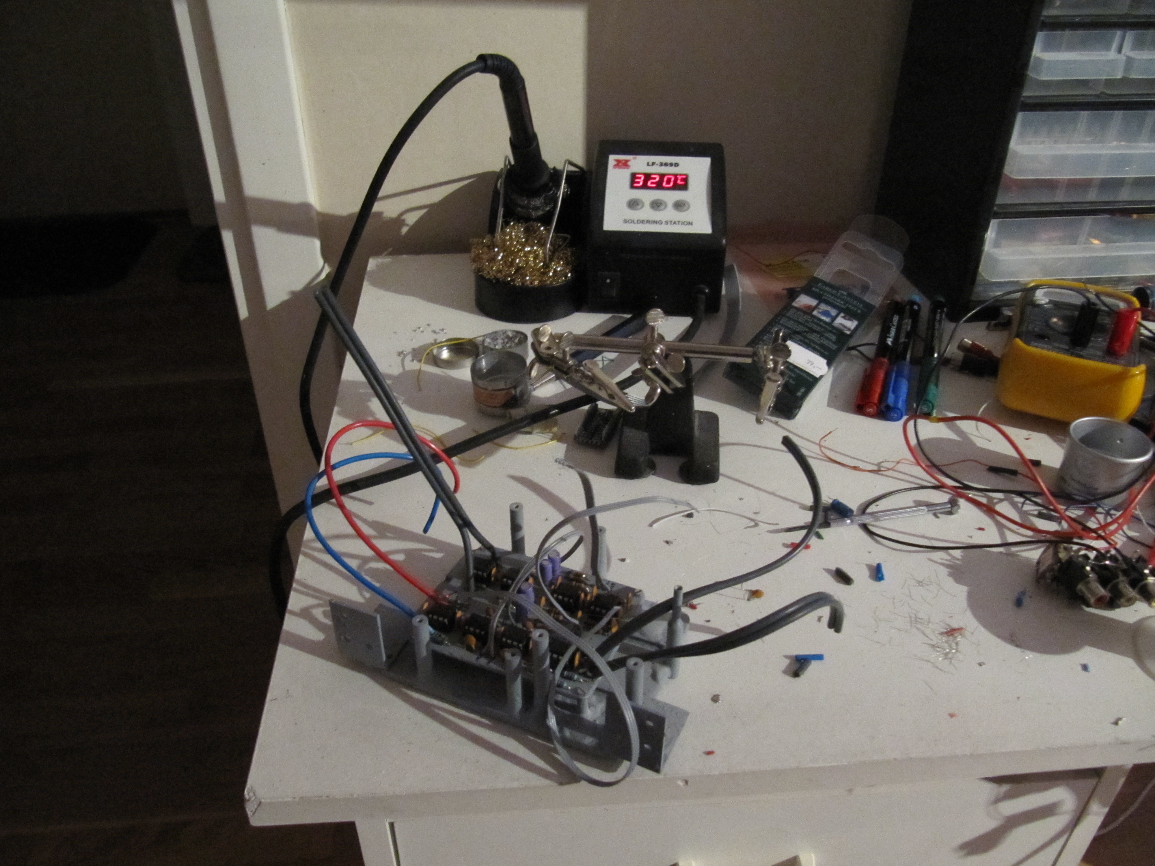 Fully assembled electronics part