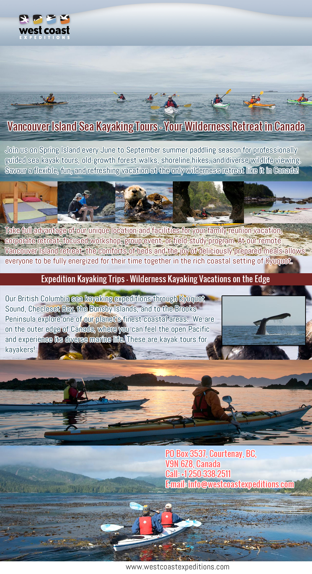 Kayaking Tours Vancouver Island