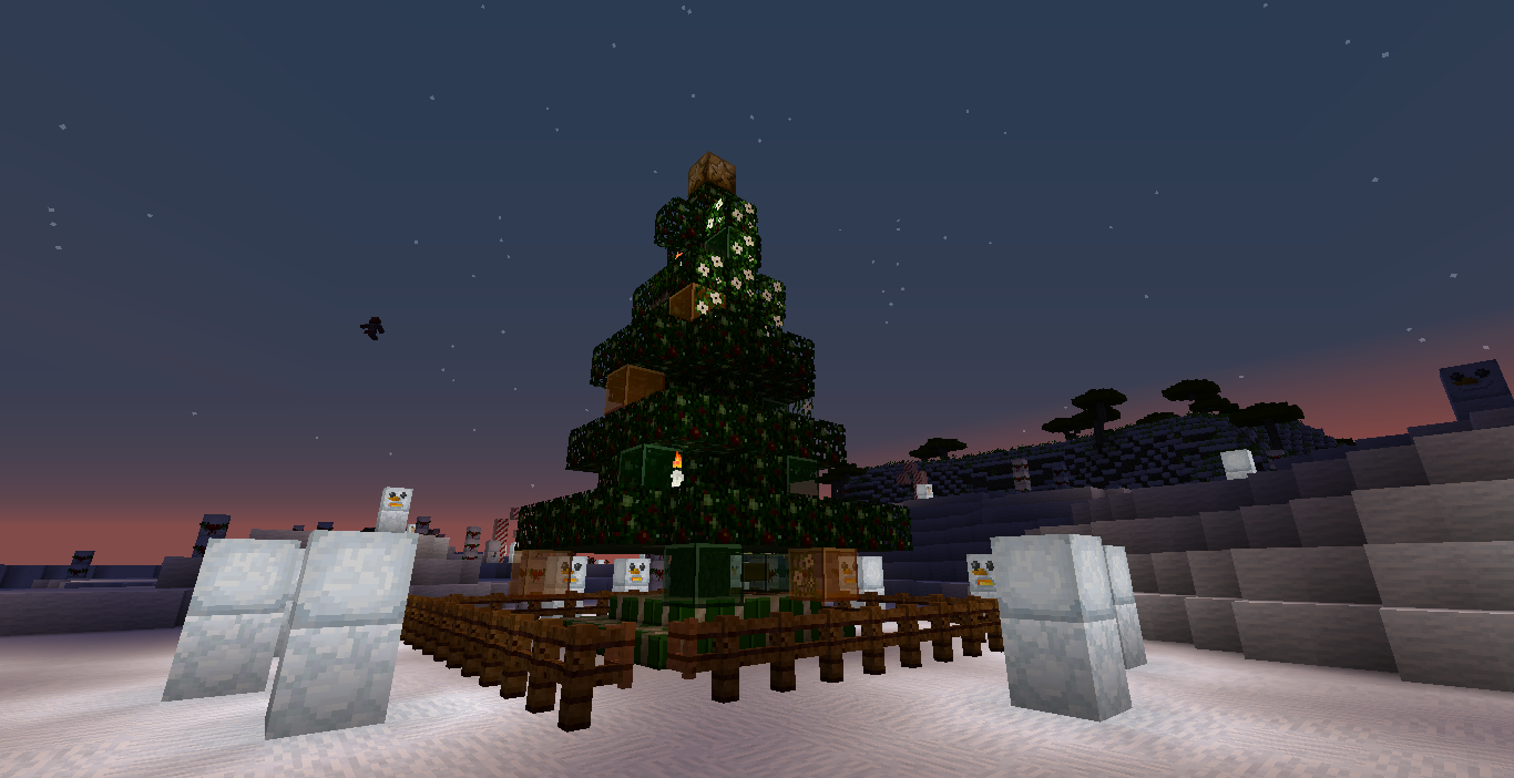 Minecraft Christmas Tree