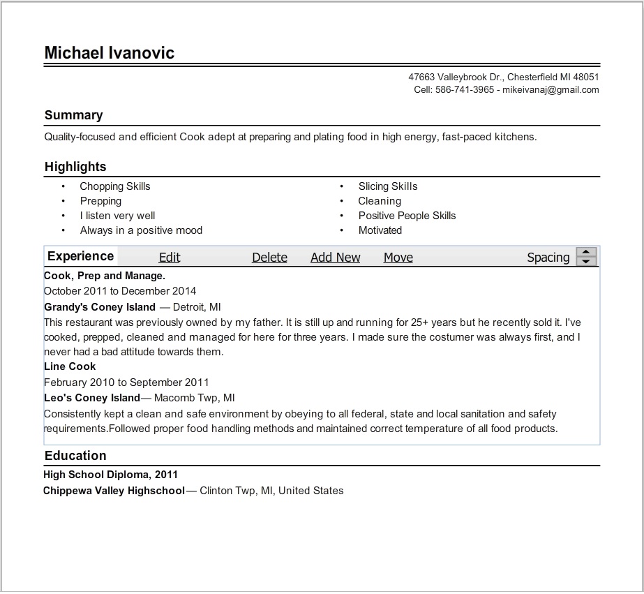 Resume