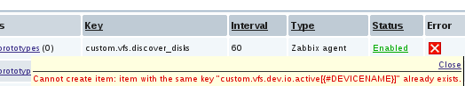 Key error