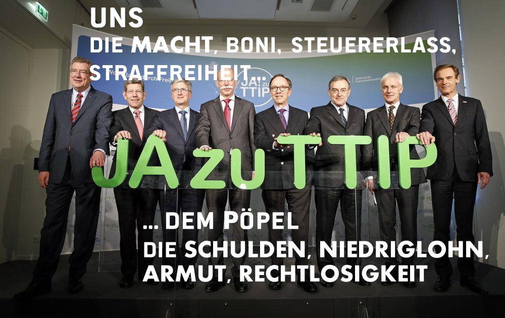 TTIP - Uns die Macht!