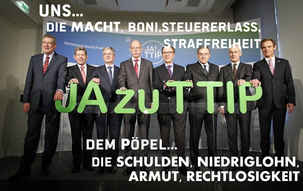 TTIP - Uns die Macht