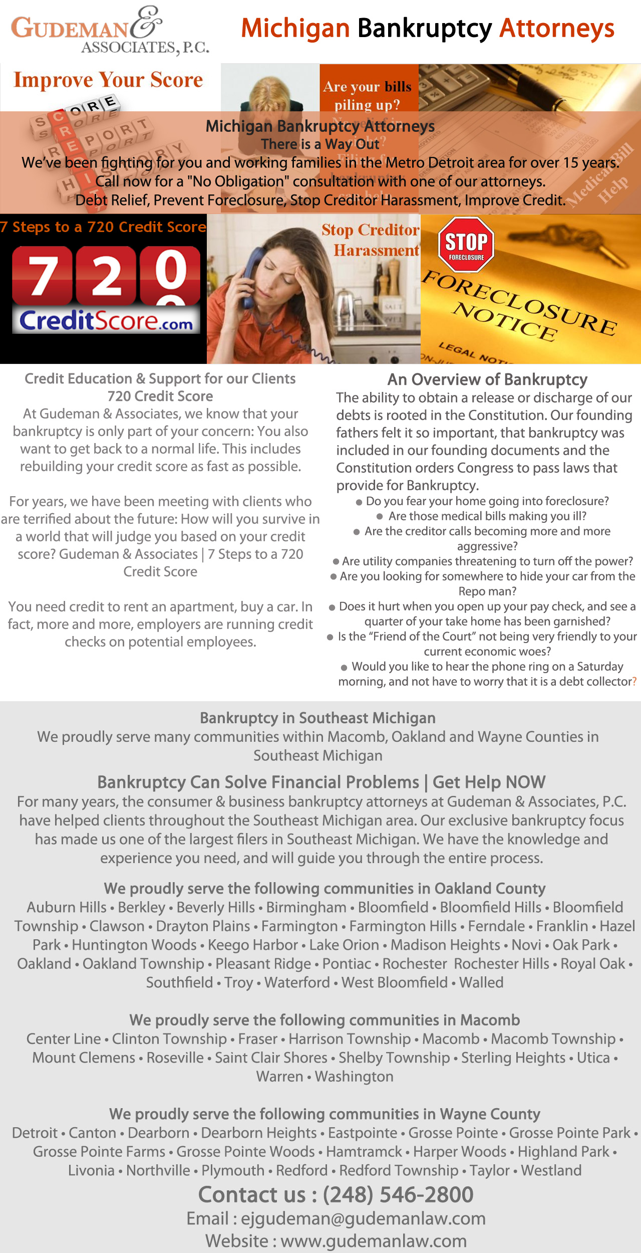 Bankruptcy Attorney Oakland County Mi