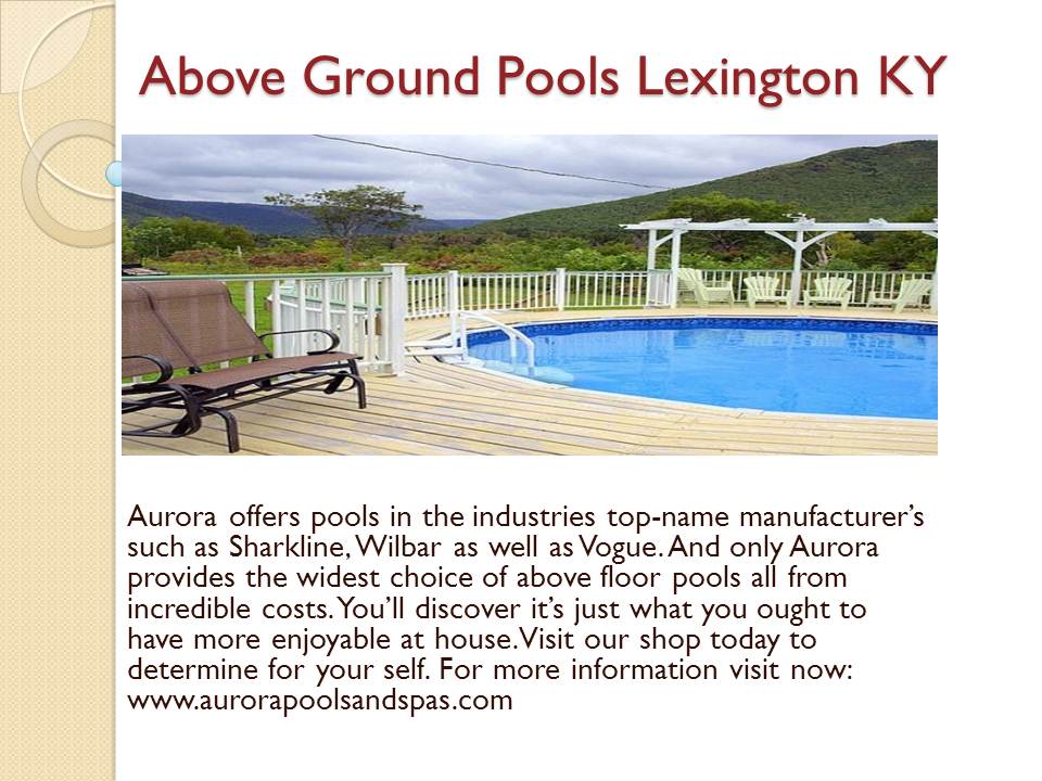 Above Ground Pools Lexington KY