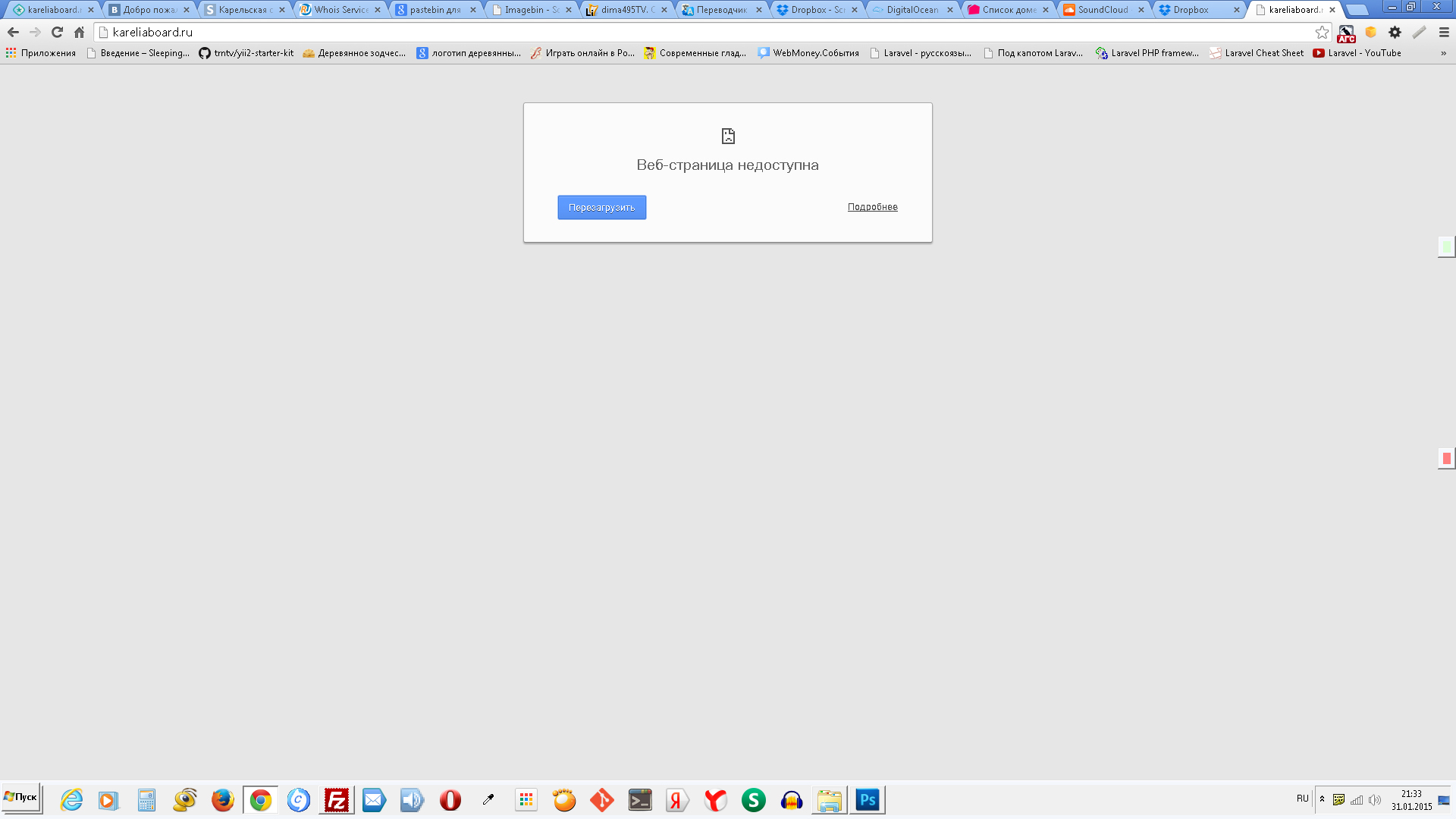 Website does not open