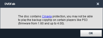 DVDFab Cinavia