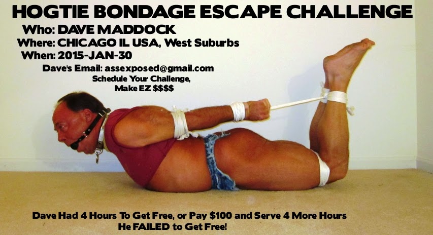 Hogtie Bondage Punishment Escape Challenge