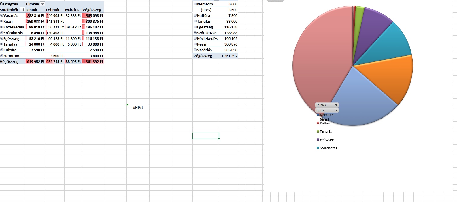excel sheet