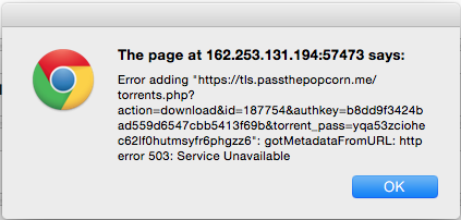 Unable to upload file