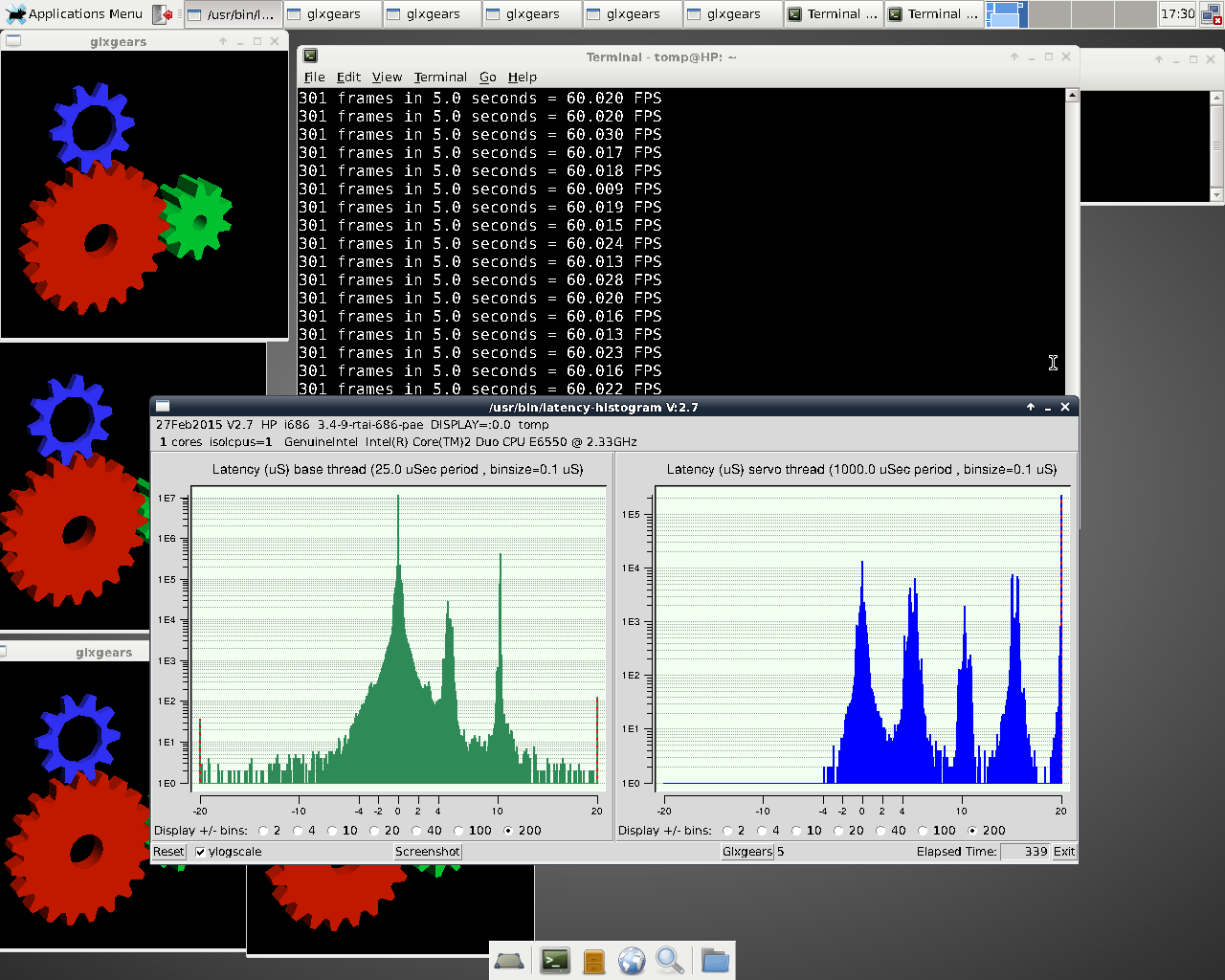 using latency-test
