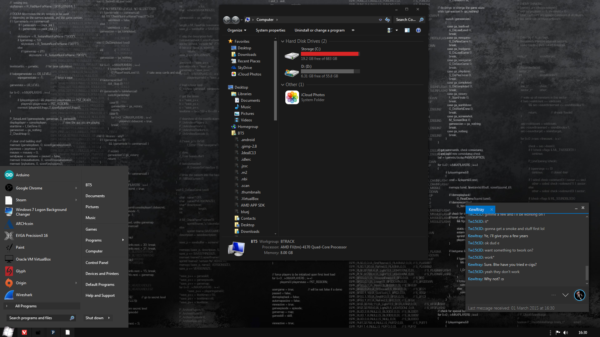 desktop theme