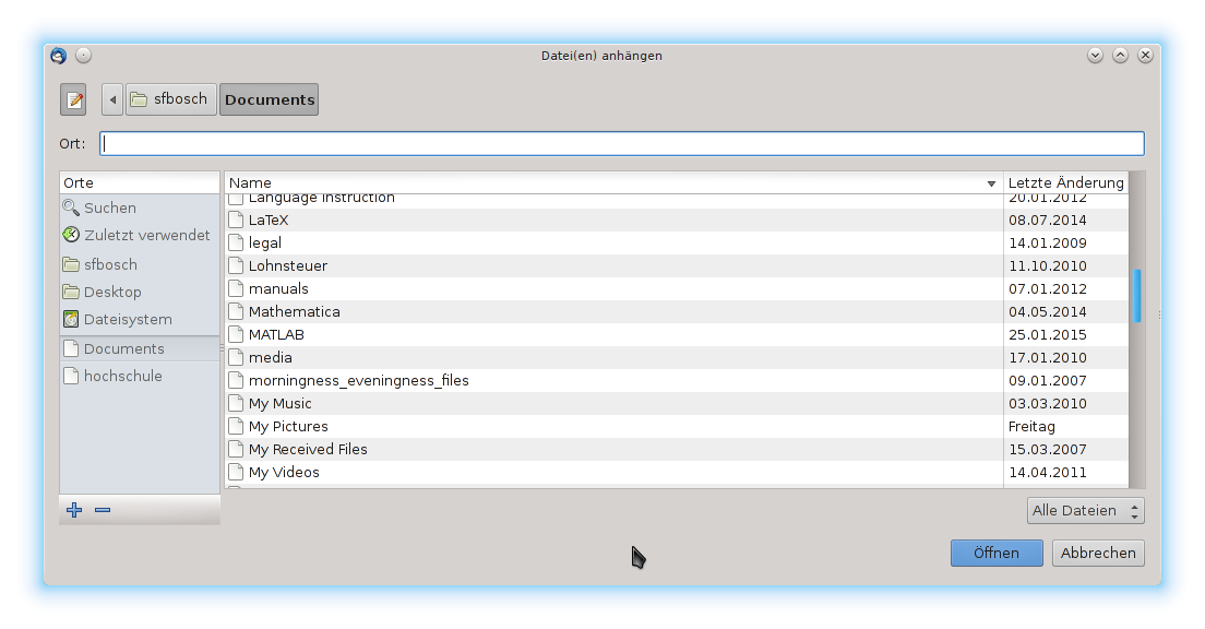 Folder icons broken in Thunderbird file dialogs