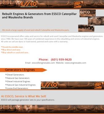 Natural gas industrial engines