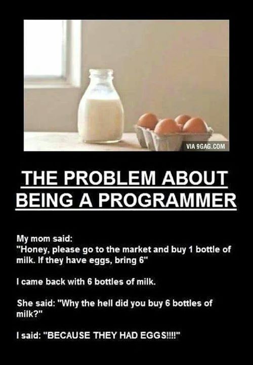 The struggles of being a programmer