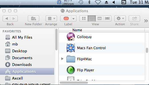 MFC Menu & App Icon